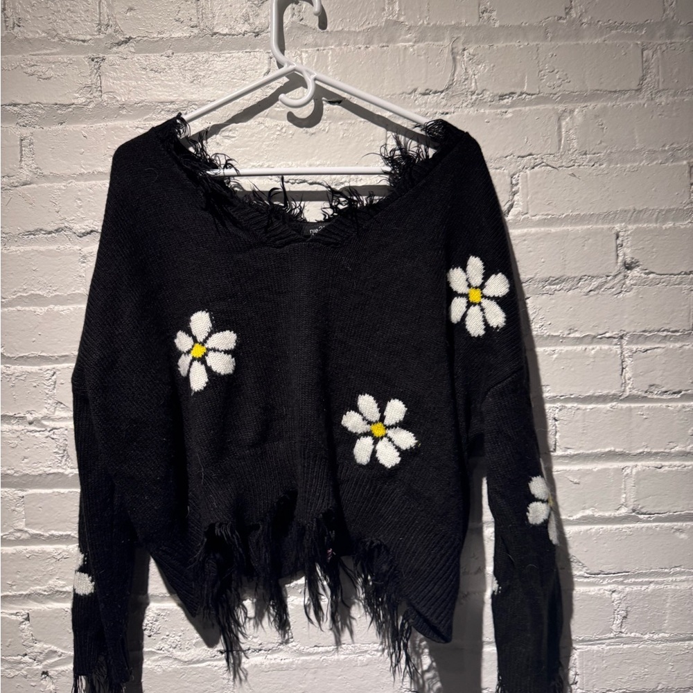 Sunflower distressed sweater